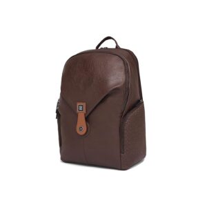 EUME Helix 28L Backpack Bag For Man| 2 Large Compartment office Laptop Backpack | Fits Up to 15.6" Laptop | Vegan Leather | Travel Bag | Laptop Backpack For Men and Women