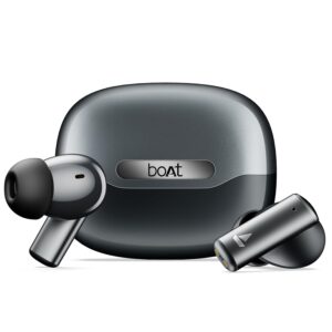 Boat Airdopes Prime 701 ANC, 46dB Hybrid ANC, 50Hr Battery, Real Spatial Audio,Multidevice Connect,App Support, Bluetooth Earbuds, TWS Ear Buds Wireless Earphones with mic (Obsidian Black)
